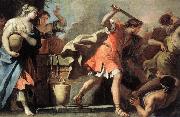 RICCI, Sebastiano Moses Defending the Daughters of Jethro Germany oil painting reproduction